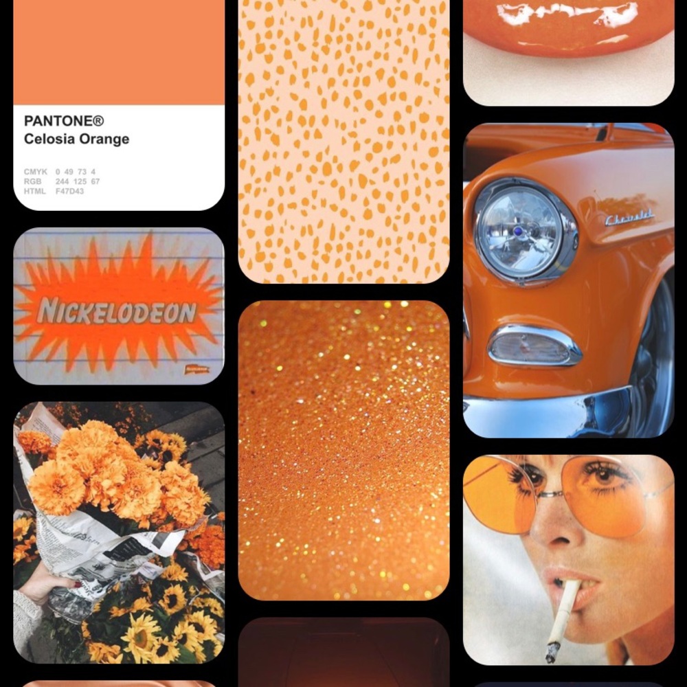 ORANGE photo collage